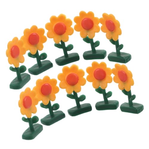 KICHOUSE 10pcs Künstlicher Garten Sonnenblumen Miniatur Sprrout Models Winzigblüte Figuren Miniaturlandschaft Ornamente Für DIY Dollhouse Fairy Garden Mini KICHOUSE 10pcs Künstlicher Garten Sonnenblumen Miniatur Sprrout Models Winzigblüte Figuren Miniaturlandschaft Ornamente Für DIY Dollhouse Fairy Garden Mini von KICHOUSE