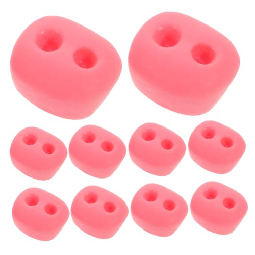 KICHOUSE 10pcs Kunststoff Nase Set Realistic Pig Nase Accessoires Crafting Plüschpuppen Nase Für Kinder DIY -projekte Puppenspiele von KICHOUSE