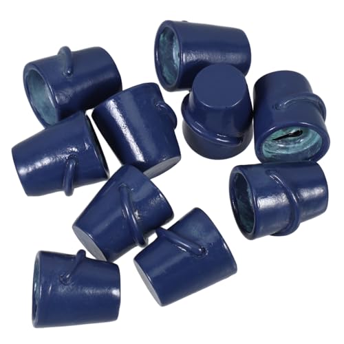 KICHOUSE 10pcs Miniatur Eimer Gartenfiguren Mikroszenendekoration Mini Eimer Spielzeug Winzig von KICHOUSE