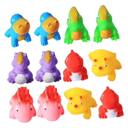 KICHOUSE 12 Stück Klingendes Dinosaurierspielzeug Dinosaurier- für Kleinkinder Dinosaurier-Badespielzeug Badewannenspielzeug für den Haushalt Bath Kleinkindspielzeug Vinyl KICHOUSE 12 Stück Klingendes Dinosaurierspielzeug Dinosaurier- für Kleinkinder Dinosaurier-Badespielzeug Badewannenspielzeug für den Haushalt Bath Kleinkindspielzeug Vinyl von KICHOUSE