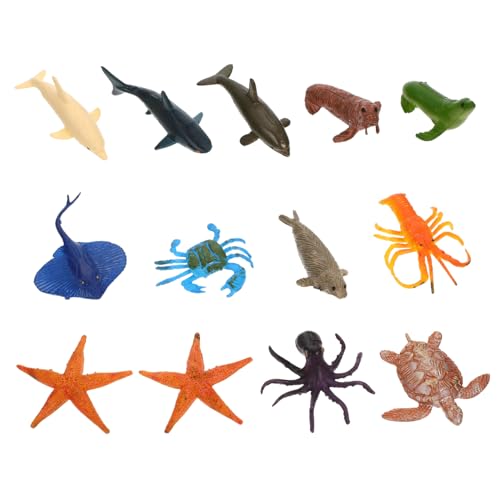 KICHOUSE 12 Stück Meereslebewesen-Modell Ozeantierfiguren Meerestiere Requisiten Simuliertes Meerestier Kinderspielzeug kleine Tierfiguren Mini-Tierfiguren Ocean Animal Toy Plastik KICHOUSE 12 Stück Meereslebewesen-Modell Ozeantierfiguren Meerestiere Requisiten Simuliertes Meerestier Kinderspielzeug kleine Tierfiguren Mini-Tierfiguren Ocean Animal Toy Plastik von KICHOUSE