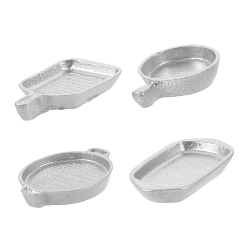 KICHOUSE 12 Stück Pfannen Teiliges Modell aus Hochwertigem Resin für Puppenhaus Dekoration Accessoires für Kreative Gestaltung von Mini Szenen KICHOUSE 12 Stück Pfannen Teiliges Modell aus Hochwertigem Resin für Puppenhaus Dekoration Accessoires für Kreative Gestaltung von Mini Szenen von KICHOUSE