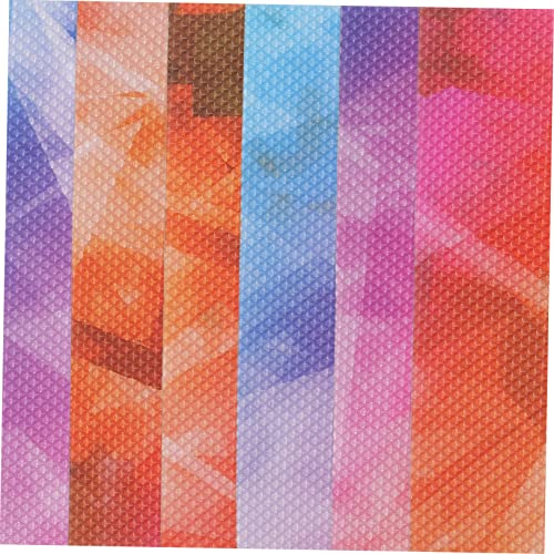 KICHOUSE 12 Stück Sinnesleiste Ruhige Aufkleber Texturiert Streifen Texturaufkleber Aufkleber Reduzieren Druckentlastungszubehör Selbstklebende Aufkleber DIY Zubehör Colorful Morgen von KICHOUSE