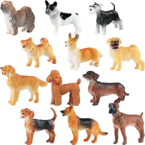 KICHOUSE 12 Stück Solidem Welpenmodell Spielzeughund Ornament Winzig Erste Klein Mini Figuren Gegenwärtig Hundeschmuck Lebensartiger Hund Welpen-dekore Welpenfigur Plastik KICHOUSE 12 Stück Solidem Welpenmodell Spielzeughund Ornament Winzig Erste Klein Mini Figuren Gegenwärtig Hundeschmuck Lebensartiger Hund Welpen-dekore Welpenfigur Plastik von KICHOUSE