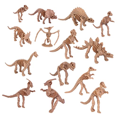 KICHOUSE 12 Stück Teiliges Dinosaurier Skelett Modellspielzeug Realistische Simulation Dinosaurier für Bildung und Dekoration für Kindergeburtstage und Halloween Deko KICHOUSE 12 Stück Teiliges Dinosaurier Skelett Modellspielzeug Realistische Simulation Dinosaurier für Bildung und Dekoration für Kindergeburtstage und Halloween Deko von KICHOUSE