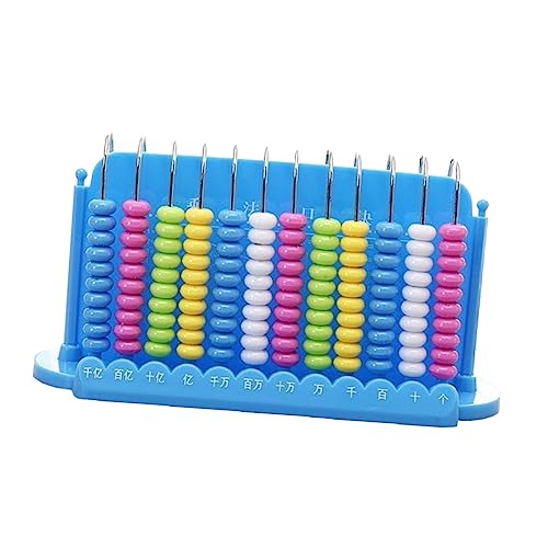 KICHOUSE 12 Zähler Abakus Abakus Rechenspielzeug berechnen Werkzeuge Mathe-Abakus für Abakus unterrichten Mathe-Lern-Abakus Mathe-Tools Plastik Blue KICHOUSE 12 Zähler Abakus Abakus Rechenspielzeug berechnen Werkzeuge Mathe-Abakus für Abakus unterrichten Mathe-Lern-Abakus Mathe-Tools Plastik Blue von KICHOUSE