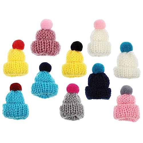 KICHOUSE 12Stücke Hüte für DIY Bastelbedarf Entzückende Wollgarn Handwerkshüte Kreative Dekoration für Puppen Weihnachten und Foto Requisiten Farben Zufällig KICHOUSE 12Stücke Hüte für DIY Bastelbedarf Entzückende Wollgarn Handwerkshüte Kreative Dekoration für Puppen Weihnachten und Foto Requisiten Farben Zufällig von KICHOUSE