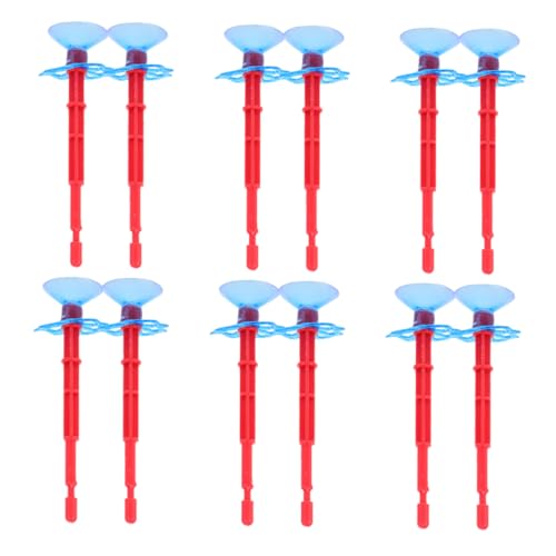 KICHOUSE 12pcs Spider Web Launcher Spielzeug Ersatz Sauger Pfeile Outdoor Sports Game Shooter Spielzeug Ersatz Saugnäure Cup Tipps Pfeile von KICHOUSE