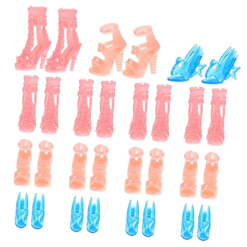 KICHOUSE 15 Mini-kristallhausschuh Puppe Prinzessin Für Outfit Klein Mädchen Fersensporn Sandalen Sandaletten Spitzenschuhe High Heels Kinderspielzeug Plastik KICHOUSE 15 Mini-kristallhausschuh Puppe Prinzessin Für Outfit Klein Mädchen Fersensporn Sandalen Sandaletten Spitzenschuhe High Heels Kinderspielzeug Plastik von KICHOUSE