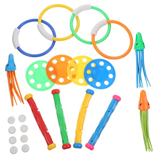 KICHOUSE 15 Stück Tauchen Spielset Kindertauchspielzeug für den Pool Kinderpoolspielzeug Tauchspielzeug für Kinderspielzeug Poolspielzeug für Plastik KICHOUSE 15 Stück Tauchen Spielset Kindertauchspielzeug für den Pool Kinderpoolspielzeug Tauchspielzeug für Kinderspielzeug Poolspielzeug für Plastik von KICHOUSE