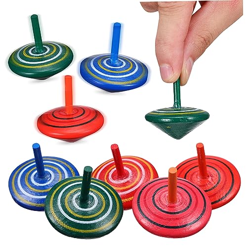 KICHOUSE 15 Stück hölzerner Kreisel Kleiner Kreisel Spinnen für Spitze sensorisch spielzeuge Gyro- Mini-Gyro kleine Spielsachen Gyro - Top- KICHOUSE 15 Stück hölzerner Kreisel Kleiner Kreisel Spinnen für Spitze sensorisch spielzeuge Gyro- Mini-Gyro kleine Spielsachen Gyro - Top- von KICHOUSE