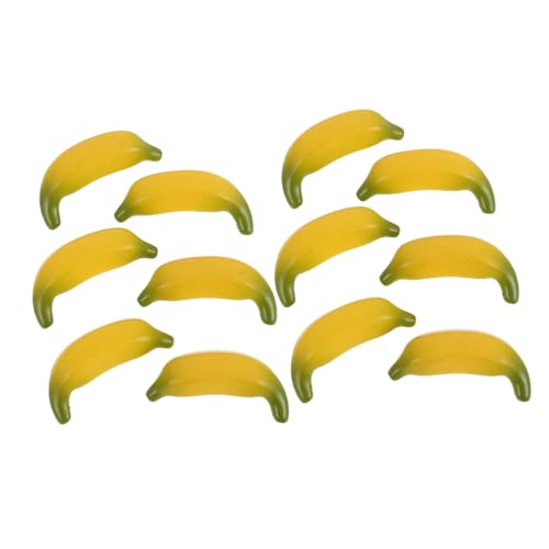 KICHOUSE 15Stücke Lebensechte Mini Bananen aus Harz Künstliche Früchte für Dekoration Puppenhaus Zubehör Realistische Spielzeuge für Bastelprojekte und Party Requisiten KICHOUSE 15Stücke Lebensechte Mini Bananen aus Harz Künstliche Früchte für Dekoration Puppenhaus Zubehör Realistische Spielzeuge für Bastelprojekte und Party Requisiten von KICHOUSE