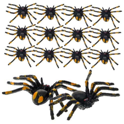KICHOUSE 15Stücke Realistische Spinnen Gruselige Halloween Deko für Streichspiele und Partys Simulation Spinnen für Horrordekorationen KICHOUSE 15Stücke Realistische Spinnen Gruselige Halloween Deko für Streichspiele und Partys Simulation Spinnen für Horrordekorationen von KICHOUSE