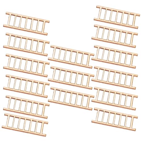 KICHOUSE 15Stücke Teiliges Holzleiter Dekoration für Mikrolandschaften Treppen für Garten und Desktop für Pflanzenarrangements und Kreative Deko KICHOUSE 15Stücke Teiliges Holzleiter Dekoration für Mikrolandschaften Treppen für Garten und Desktop für Pflanzenarrangements und Kreative Deko von KICHOUSE