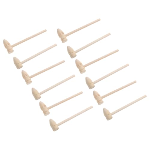 KICHOUSE Holzhammer-Spielzeug Für Jungen Und Mädchen 16-teilige Mini-schlägel Zum Bauen Von Blöcken Spiele Meeresfrüchte-öffnung von KICHOUSE