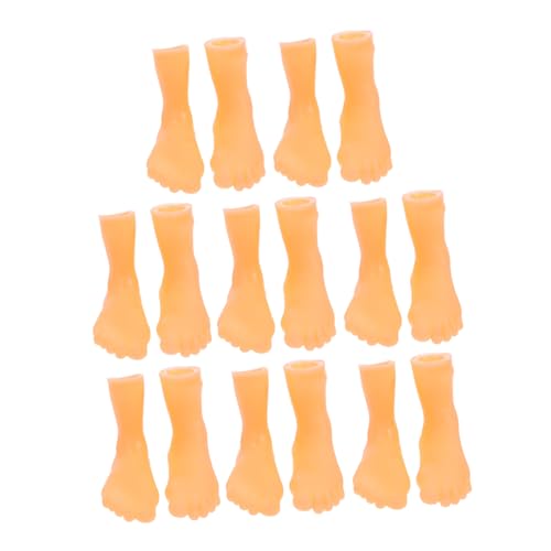 KICHOUSE 16 Stück Teiliges Fuß Fingerpuppen aus Vinyl Pädagogisches für Fördert Hand Koordination Kognitive Entwicklung Passend für Linke und für Kindergarten und Zuhause von KICHOUSE