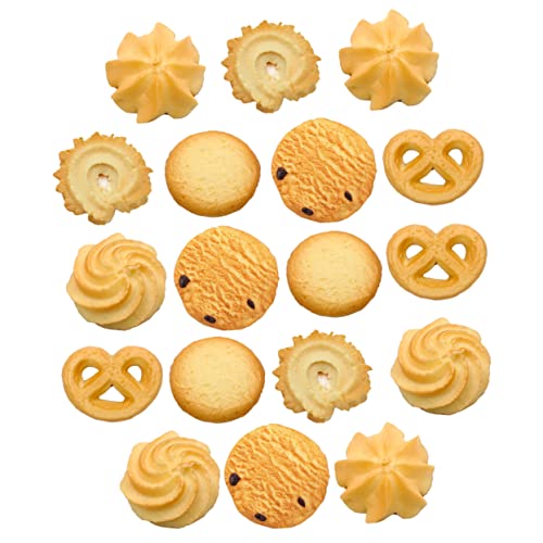 KICHOUSE 18 Stück Keks-Modell realistisches Plätzchen Keksdose künstliches Lebensmittelmodell Spielzeugküche Kindergarten Keksmodell Keksimitation Cookie-Modelle Cookie-Requisite PVC KICHOUSE 18 Stück Keks-Modell realistisches Plätzchen Keksdose künstliches Lebensmittelmodell Spielzeugküche Kindergarten Keksmodell Keksimitation Cookie-Modelle Cookie-Requisite PVC von KICHOUSE