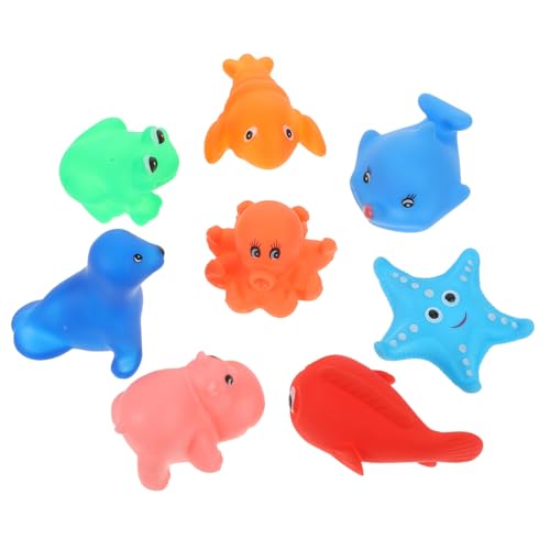 KICHOUSE 18 Stück Teiliges Badespielzeug für Cartoon Duschspielzeuge aus Sicherem Vinyl Wasserspaß für Badewanne und Pool Fördert Kreativität und Farbverständnis KICHOUSE 18 Stück Teiliges Badespielzeug für Cartoon Duschspielzeuge aus Sicherem Vinyl Wasserspaß für Badewanne und Pool Fördert Kreativität und Farbverständnis von KICHOUSE