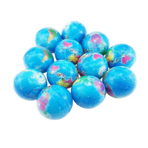 KICHOUSE 18Stücke Teiliges Dekompressionsspielzeug Für PU Elastic Balls Leicht Und Langlebig Für Stressabbau Und Spielspaß Im Freien Perfektes Kinderspielzeug von KICHOUSE