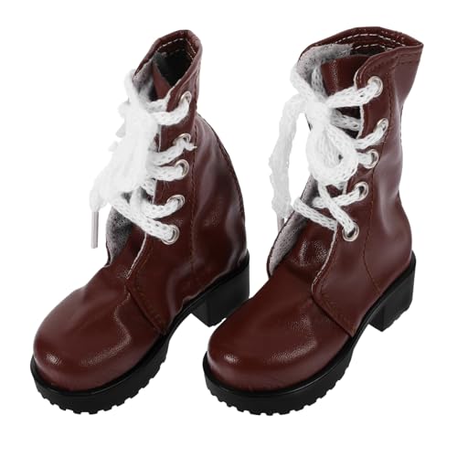 KICHOUSE 1Paar Puppenschuhe Miniatur Stiefel für Puppen Hochwertiges PU Material Dekoratives Zubehör für Puppenhaus und Miniaturszenen Langlebig und Sicher KICHOUSE 1Paar Puppenschuhe Miniatur Stiefel für Puppen Hochwertiges PU Material Dekoratives Zubehör für Puppenhaus und Miniaturszenen Langlebig und Sicher von KICHOUSE