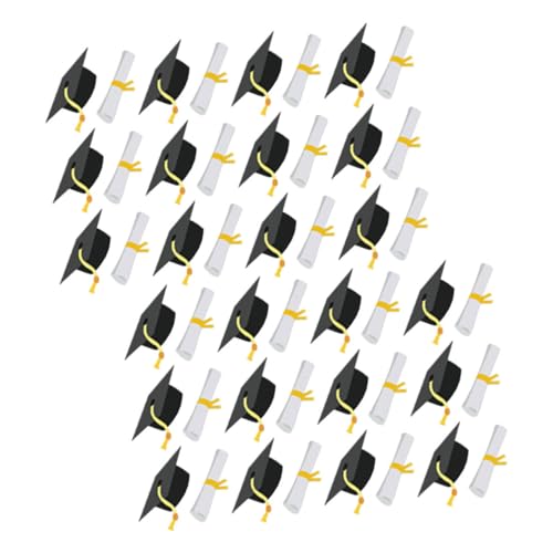 KICHOUSE 1Packung Abschlussfeier Dekoration Abschlusskappe Konfetti für Klasse von Festliche Party Deko für Graduation Feierlichkeiten Einzigartige Tischdekoration von KICHOUSE