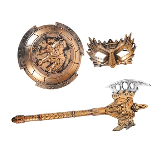 KICHOUSE 1Satz Antiker für Teiliges Cosplay Kostüm Zubehör für Rollenspiele Bühnenauftritte und Halloween Events Leicht und Tragbar für Kleine Ritter KICHOUSE 1Satz Antiker für Teiliges Cosplay Kostüm Zubehör für Rollenspiele Bühnenauftritte und Halloween Events Leicht und Tragbar für Kleine Ritter von KICHOUSE