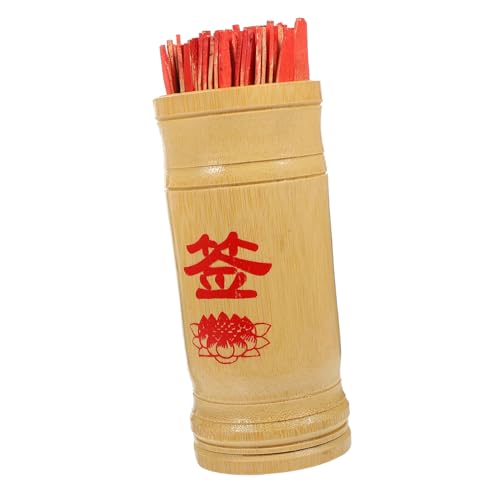 KICHOUSE 1Satz Bambus Wahrsage Stäbe mit Eimer Chinesisches Wahrsage für Erwachsene für Feng Shui und Neujahrsrituale KICHOUSE 1Satz Bambus Wahrsage Stäbe mit Eimer Chinesisches Wahrsage für Erwachsene für Feng Shui und Neujahrsrituale von KICHOUSE