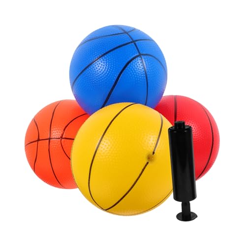 KICHOUSE 1Satz Basketball für Teiliges Bouncy Ball mit Pumpe für Innen und Außensport Fördert Spiele und Motorik KICHOUSE 1Satz Basketball für Teiliges Bouncy Ball mit Pumpe für Innen und Außensport Fördert Spiele und Motorik von KICHOUSE
