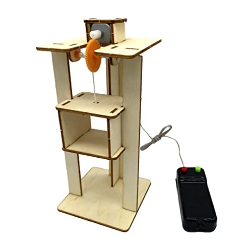 KICHOUSE 1Satz DIY Aufzugsspielzeug für Lernspielzeug aus Holz Kreatives Bastelset zur Frühen Bildung Manuelle Montage für Jungen und Fördert und Spaß Beim KICHOUSE 1Satz DIY Aufzugsspielzeug für Lernspielzeug aus Holz Kreatives Bastelset zur Frühen Bildung Manuelle Montage für Jungen und Fördert und Spaß Beim von KICHOUSE
