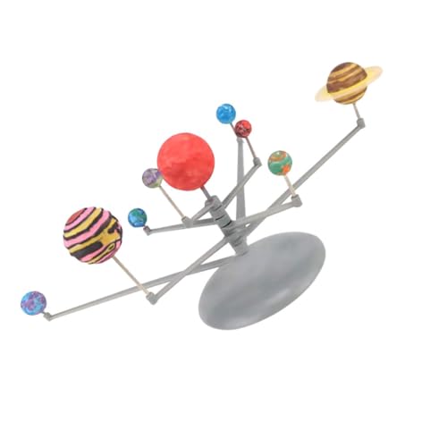 KICHOUSE 1Satz DIY Planetarium Modell für Lernspielzeug zur Einführung die mit Planeten für Kreative Jungs und Mädchen Fördert Hand Augen Koordination von KICHOUSE