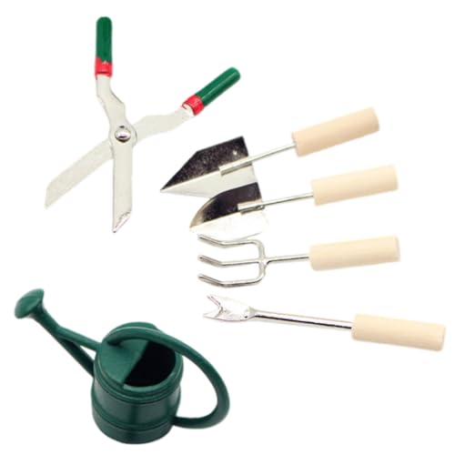 KICHOUSE 1Satz Gartenwerkzeug Set für Puppenhaus mit Kleiner Gießkanne und Zubehör für Mikrolandschaften und DIY Dekoration Langlebiges Material Kreatives KICHOUSE 1Satz Gartenwerkzeug Set für Puppenhaus mit Kleiner Gießkanne und Zubehör für Mikrolandschaften und DIY Dekoration Langlebiges Material Kreatives von KICHOUSE