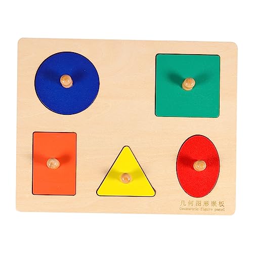 KICHOUSE 1Satz Geometrisches Holzpuzzle für Junge Mädchen Pädagogisches Formpuzzle aus Sicherem Holz für Frühkindliche Entwicklung Fördert Sensorische Stimulation und Gehirnaktivität KICHOUSE 1Satz Geometrisches Holzpuzzle für Junge Mädchen Pädagogisches Formpuzzle aus Sicherem Holz für Frühkindliche Entwicklung Fördert Sensorische Stimulation und Gehirnaktivität von KICHOUSE