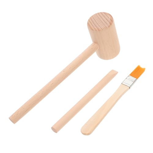 KICHOUSE Edelstein Ausgrabungsset Für Junge Mädchen Mit Holzhammer Meißel Und Pinsel Lernspielzeug Für Kleine Archäologen Für Geburtstags von KICHOUSE