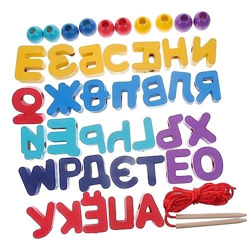 KICHOUSE 1Satz Hölzerne Russisches Alphabet Lernspielzeug für Interaktives Montessori und Farbkenntnissen der Frühen Bildung KICHOUSE 1Satz Hölzerne Russisches Alphabet Lernspielzeug für Interaktives Montessori und Farbkenntnissen der Frühen Bildung von KICHOUSE