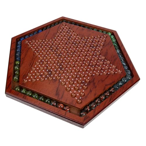 KICHOUSE 1Satz Holz Jumping Checkers Spielbrett Klassisches Kinderspielzeug für Spieler Bildungsspiel Familien und Reisen Ab Jahren KICHOUSE 1Satz Holz Jumping Checkers Spielbrett Klassisches Kinderspielzeug für Spieler Bildungsspiel Familien und Reisen Ab Jahren von KICHOUSE