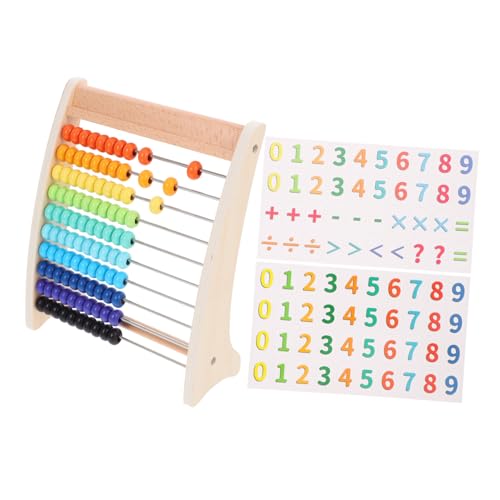 KICHOUSE 1Satz Holz Rechenspielzeug für Stufiges Lernspielzeug zur Mathematischen für Entwicklung von Hand Auge Koordination und Kognitiven Fähigkeiten Perfektes von KICHOUSE
