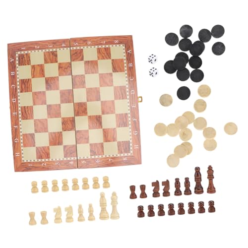 KICHOUSE 1Satz Holz Schachspiel für Magnetisches Schachbrett mit Schachfiguren Lernspielzeug für Familie und Freunde für Gedächtnistraining und Unterhaltung KICHOUSE 1Satz Holz Schachspiel für Magnetisches Schachbrett mit Schachfiguren Lernspielzeug für Familie und Freunde für Gedächtnistraining und Unterhaltung von KICHOUSE