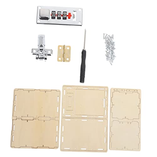 KICHOUSE 1Satz Holzmechanisches Puzzle für DIY Holz Code Fall Bausatz Kreativität und Logischem für Eltern Junge Mädchen Spiele zur Einschulung von KICHOUSE