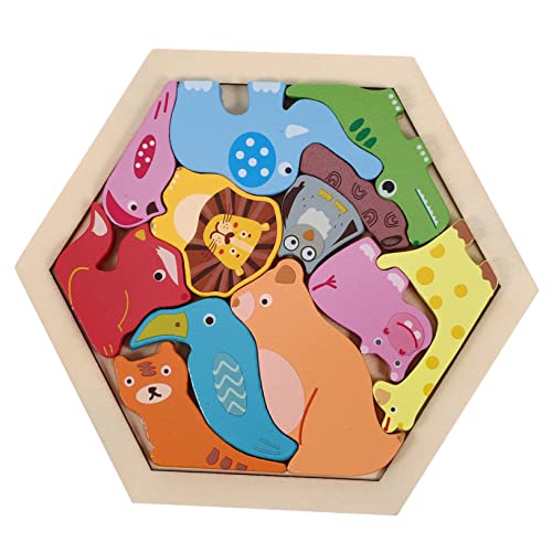 KICHOUSE 1Satz Holzpuzzle für Interaktives Tierpuzzlespielzeug für Lernspielzeug Fördert Feinmotorik und Hand Auge Koordination für Kleinkinder und Vorschulkinder Kreative KICHOUSE 1Satz Holzpuzzle für Interaktives Tierpuzzlespielzeug für Lernspielzeug Fördert Feinmotorik und Hand Auge Koordination für Kleinkinder und Vorschulkinder Kreative von KICHOUSE