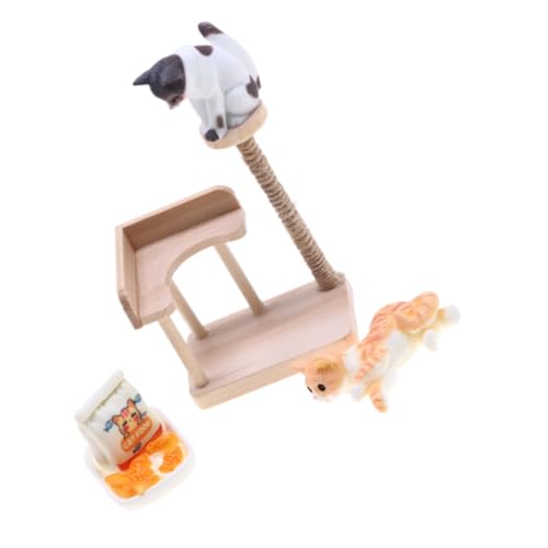 KICHOUSE 1Satz Katzenturm Süße Kätzchenfiguren für Puppenhaus Zubehör für Mikrolandschaften Desktop Dekorationen und Kreative Szenerien KICHOUSE 1Satz Katzenturm Süße Kätzchenfiguren für Puppenhaus Zubehör für Mikrolandschaften Desktop Dekorationen und Kreative Szenerien von KICHOUSE