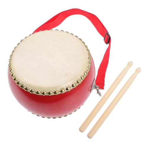 KICHOUSE 1Satz Kindertrommel Hölzerne Rindsledertrommel für Frühpädagogisches Musikspielzeug für Geburtstagsgeschenke und Musikalische Fördert Hand Gehirn Koordination KICHOUSE 1Satz Kindertrommel Hölzerne Rindsledertrommel für Frühpädagogisches Musikspielzeug für Geburtstagsgeschenke und Musikalische Fördert Hand Gehirn Koordination von KICHOUSE