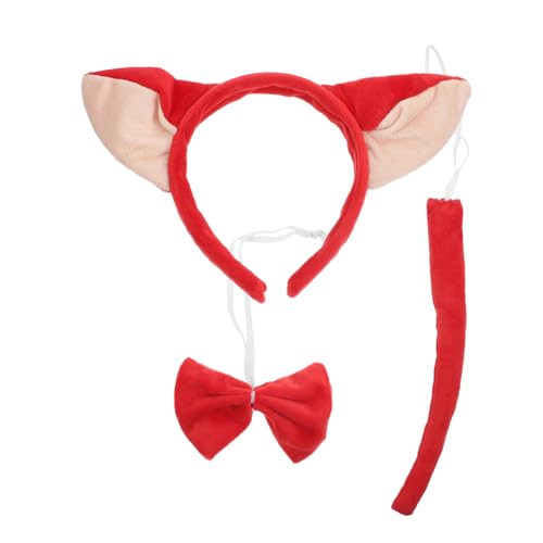 KICHOUSE 1Satz Kostümset für Teiliges Cosplay Zubehör mit Fliege für Karneval Halloween Bühnenaufführungen Niedliche Tierverkleidung für Partys von KICHOUSE