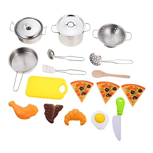 KICHOUSE 1Satz Küchenset für Teiliges Kochspielzeug aus Sicherem Material für Kreatives Rollenspiel und Eltern Junge Mädchen Interaktion Kleine und Köchinnen KICHOUSE 1Satz Küchenset für Teiliges Kochspielzeug aus Sicherem Material für Kreatives Rollenspiel und Eltern Junge Mädchen Interaktion Kleine und Köchinnen von KICHOUSE