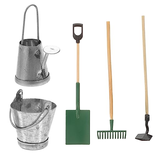 KICHOUSE 1Satz Miniaturgartenwerkzeug Teilig für Puppenhäuser Simulierte Gartenwerkzeuge aus Hochwertigem Geruchlosem Material für Kreative DIY Projekte und Landschaften KICHOUSE 1Satz Miniaturgartenwerkzeug Teilig für Puppenhäuser Simulierte Gartenwerkzeuge aus Hochwertigem Geruchlosem Material für Kreative DIY Projekte und Landschaften von KICHOUSE