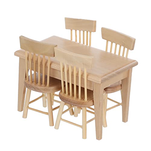 KICHOUSE 1Satz Möbel Set aus Teiliges Puppenhaus Zubehör Stilvolles Design für Miniaturwohnräume Langlebig und Praktisch für Kreative Einrichtung und Liebevolle von KICHOUSE