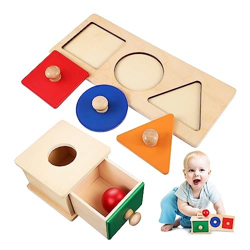 KICHOUSE 1Satz Montessori Hölzerne Ball Drop Box mit Geometrischem Sortierspiel Fördert Motorik und Objektpermanenz für Kleinkinder Ab Jahr Spaß und Bildung KICHOUSE 1Satz Montessori Hölzerne Ball Drop Box mit Geometrischem Sortierspiel Fördert Motorik und Objektpermanenz für Kleinkinder Ab Jahr Spaß und Bildung von KICHOUSE