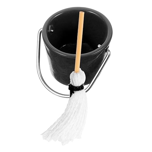 KICHOUSE 1Satz Mop und Eimer für Puppenhaus Teiliges Zubehör für Kreative Mini Landschaften Robustes Material für DIY und Detailreiche Dekorationen KICHOUSE 1Satz Mop und Eimer für Puppenhaus Teiliges Zubehör für Kreative Mini Landschaften Robustes Material für DIY und Detailreiche Dekorationen von KICHOUSE