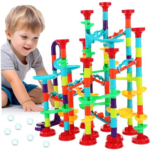 KICHOUSE 1Satz Murmelbahn Konstruktionsspielzeug Set Für Teiliges Bausteine Sicher Und Einfach Zusammenbaubar Fördert Kreatives Und Lernspaß Für Kleinkinder von KICHOUSE
