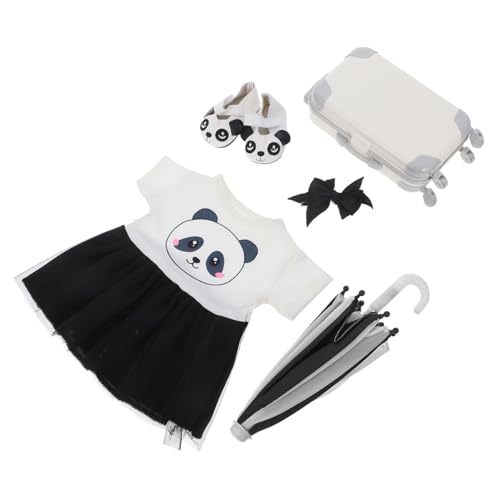 KICHOUSE 1Satz Puppen Verkleidungszubehör mit Rollgepäck Regenschirm und Schuhen Austauschbare Puppenkleidung für Kreative Spielmöglichkeiten und Miniatur Dekorationen KICHOUSE 1Satz Puppen Verkleidungszubehör mit Rollgepäck Regenschirm und Schuhen Austauschbare Puppenkleidung für Kreative Spielmöglichkeiten und Miniatur Dekorationen von KICHOUSE