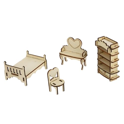KICHOUSE 1Satz Puppenhaus Möbel Schlafzimmer Zubehör für Hochwertiges Puppenhaus für Kreative Spielstunden für Jungen KICHOUSE 1Satz Puppenhaus Möbel Schlafzimmer Zubehör für Hochwertiges Puppenhaus für Kreative Spielstunden für Jungen von KICHOUSE